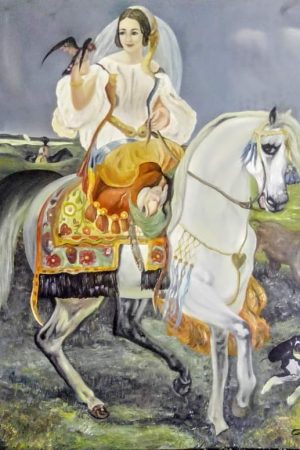 120×130سم  الوان زيتية على قماش كانڤس